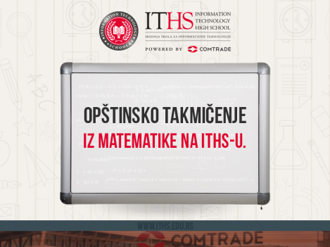 Opštinsko takmičenje iz matematike na ITHS-u