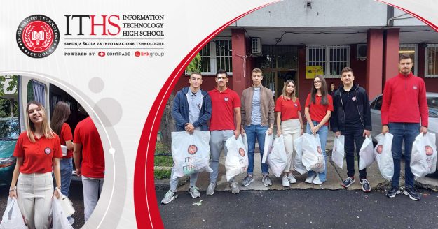 Učenici ITHS-a obradovali su korisnike Svratišta za decu novim igračkama