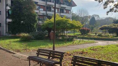 Dvorište doma Bežanijska kosa